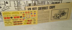 1970’S AMT 1937 CHEVY GASSER SUPERCHARGED 454 ORIGINAL MODEL KIT # T288-225 MIB