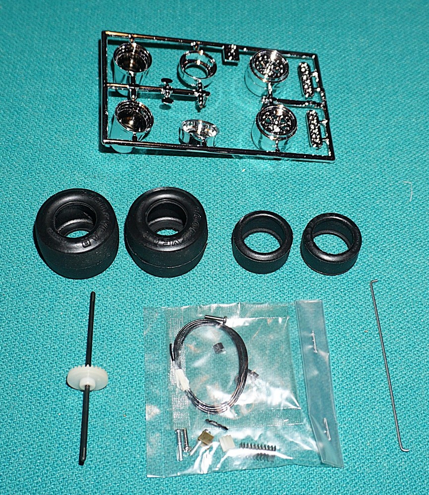 Lotus Type 78 JPS Mk.III Tamiya 1/20 Tires Wheels Springs Tubing Etc.