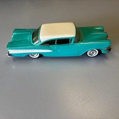 1958 Edsel Pacer Hardtop Dealer Promo Model Car Turquoise & White