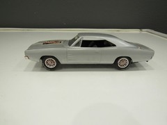 1969 Mopar Dodge Charger Car model Kit 1/25 Built vintage