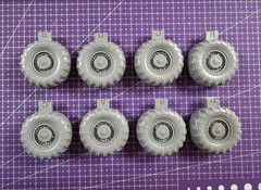 1: 35 Die Casting Resin Model Assembly Kit, GK， Resin Wheel, Unpainted, Needs…