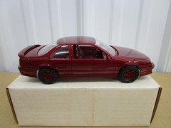 1990 Chevrolet Beretta GTZ 1/25 AMT ERTL dealer promo car Maroon box RZ model