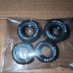 Hasegawa 1/24 Scale F1 Goodyear Rain Tires with Logo Decals 4pcs Set