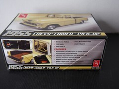 New In Box Sealed – AMT 1955 Chevy Cameo Pick-Up (Yellow) Model Kit #633 GM 2009
