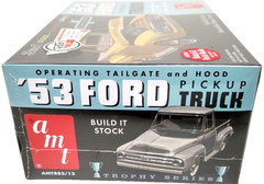 AMT 882 1953 Ford Pickup Truck 3n1 Trophy Series 1/25 Model Retro Deluxe Sealed