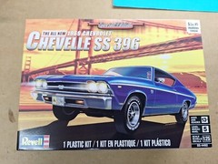 Revell AMT Ertl Monogram MPC 1/25 1969 Chevy Chevelle SS 396 Chrome Rear Bumper
