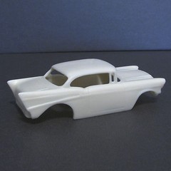 JFSL44 Jimmy Flintstone Resin H:O 1957 Chevy Bel Air Stock Gasser Slot Car Body