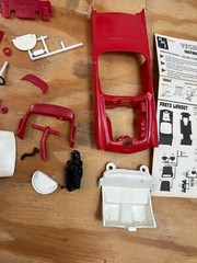 1979 Vintage AMT ’57 T-BIRD From Tv Series VEGAS #3105 1:25 Partially Built