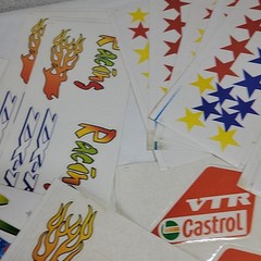 VTG Lot Of Model Car Kit Decals Stickers Sheets Auto Customizing Racing 24 Sheet