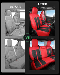 for Jeep Wrangler Seat Covers 4Door JL 2018 2019 2020 2021 2022 2023 2024 2025 2
