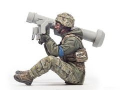 Hobby Fan HF771 1/35 Ukranian Tank Hunter FGM-148 Javelin Squad – 3 Figures Set