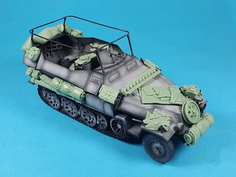 1/35 Resin Model Assembly Kit Chariots Sd.Kfz. 251 Accessories Set Parts Model