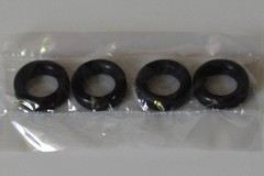 REVELL 1985 PONTIAC FIERO GT 14573 ⭐PARTS⭐ RUBBER TIRE PACKAGE 1:24