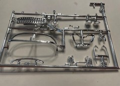 Model Car Parts – 1953 Chevy Corvette body and parts junkyard slot car kit bash