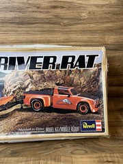 1970s REVELL RIVER RAT Model Kit Chevy Luv Pickup Boat Trailer. Missing Parts.