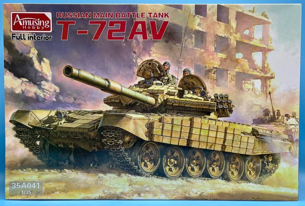 Amusing Hobby AH 35A041 1/35 T-72AV Full Interior Brand New Complete