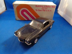 1972 Chevrolet Camaro Dealer Promo Car 1/25 Midnight Bronze with Original Box