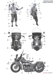 1/35 U.S. Military Police (2 motorcycles with figures) MiniArt 35085 Model kit