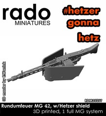 Rado Miniatures 1/35 Rundumfeuer MG 42/ Hetzer