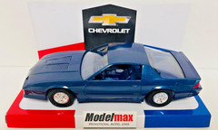 Vintage New 1987 Chevrolet Camaro Z-28 Blue Metallic Promo Model MODELMAX