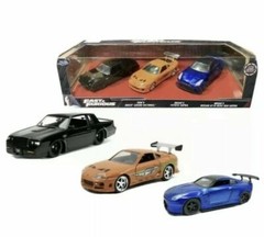 Fast & Furious Diecast Set Buick Grand National Toyota Supra Nissan GT-R R35