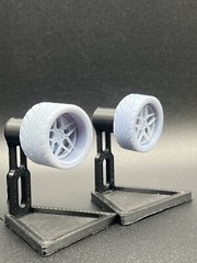 1/24 Resin Super Wide 3D Printed Wheel Set