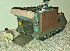 Tamiya 1:35 WWII us army military personnel carrier vehicle custom built model