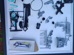 Revell 1961 Chrysler Slant Six Motorized Engine 1/4 Model Kit H-1553 *Incomplete