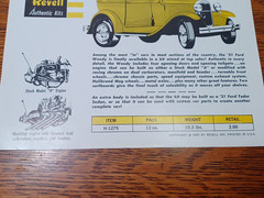 Revell 31 Ford Woody or Tudor Sedan Dealer Order Sheet Original 1964 JRR24