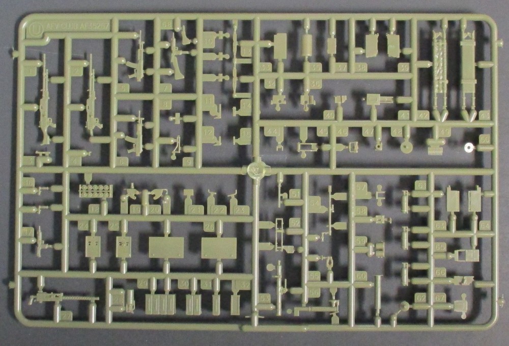 AFV Club 1/35 Scale IDF Shot Kal 1973 – Parts Tree U from Kit No. AF35124