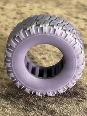 Resin 1/24 Scale “Super Swamper” StyleOff-Road model car wheels, 1/24 1/25 Truck