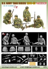 Dragon 6378 1/35 U.S. Army Tank Riders 1944-45 Brand New Complete Kit