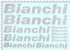 decals bicycle bike for model kits (silver gray) 5756