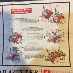 1/25 AMT Blueprinter Fiat Double Dragster Complete Factory Sealed Parts