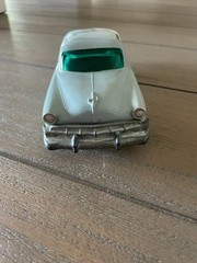 LOOK! 1954 CHEVY BELAIR 2 DOOR HT DEALER PROMO MODEL CAR BANK – Light Blue Gray