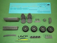 USCP 24T004 1/24 Alpina e36 Sedan transKIT for Hasegawa Resin kit