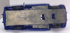 1950 Pontiac Chieftain Wind-Up BO Headlights MARX 1/20 Blue VF-XLNT