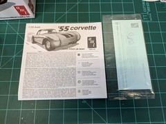 AMT ’55 Corvette Stock Or Drag 1/25 Model Kit