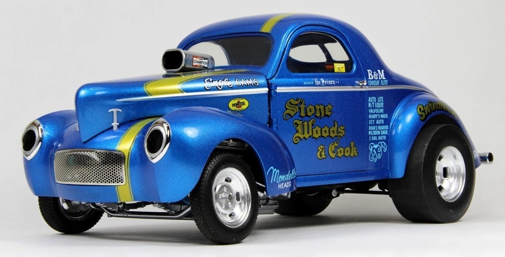 NHRA Hot Rod Dragster Drag Race Car1RARE1930s1940Classic18Custom Built Model24GT