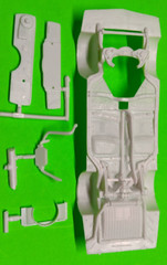 1980 Monte Carlo Class Action MPC 1/25 Frame Chassis Exhaust Firewall Fan Shroud