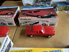 Lot Of 5 Vintage Snap Together Models In Original Boxes
