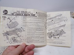 1957 Pyro Chevy Hard Top Chevrolet Model Car Instructions