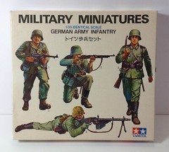 Tamiya 1:35 GERMAN ARMY INFANTRY, Plastic Kit #MM102 With Paperwork Japan