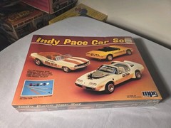 Vintage 1/25 MPC ERTL INDY PACE CAR SET CORVETTE CAMARO FIREBIRD NOS SEALED 1987