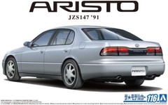 The Model Car No.116 1/24 Toyota JZS147 ARISTO 3.0V/Q ’91 Plastic Model