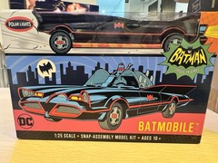 SKILL 2 SNAP MODEL KIT BATMOBILE “BATMAN” (1966) 1/25 POLAR LIGHTS POL1007 Usa