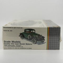 JLE Scale Models 1932 Chevrolet Coupe 4001 1/25 Diecast Model Kit – Sealed