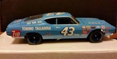 #43 Richard Petty Ford Torino 1969 1/24th – 1/25th Scale Nascar Decals