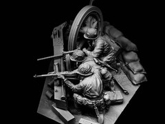 1/16 Scale 120mm Die-Cast Resin Figure Model Kit 101st Airborne Division Fire…
