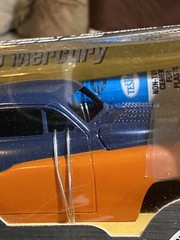 American Muscle Custom Shop ’49 Mercury 1/24 Die-Cast Hot Rod Street Blue/Orange